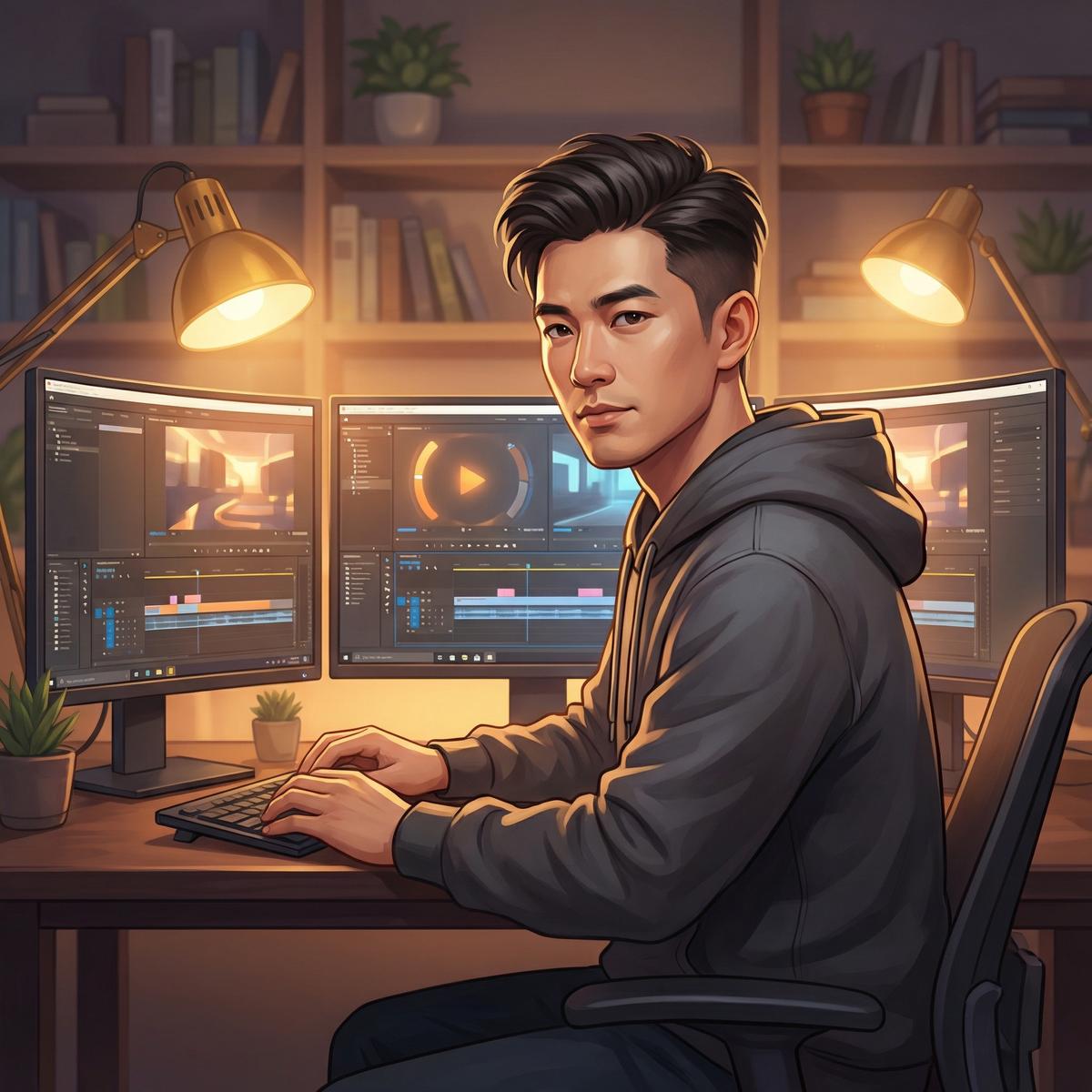 小蓝视频视频剪辑总监赵明轩